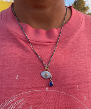 Lapis Crying Eye Necklace