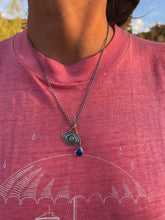 Lapis Teardrop Eye Necklace