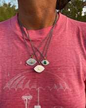 Golden Teardrop Eye Necklace