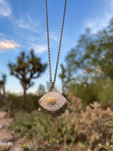 Golden Teardrop Eye Necklace