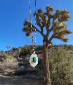 Gem Silica Medallion Pendant