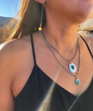 Gem Silica Medallion Pendant