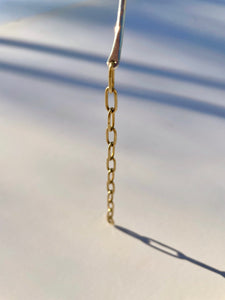 Contour Bracelet 18k Handmade Chain
