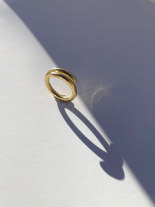 18k Gold Coil Ring