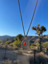 Coral Medallion Necklace